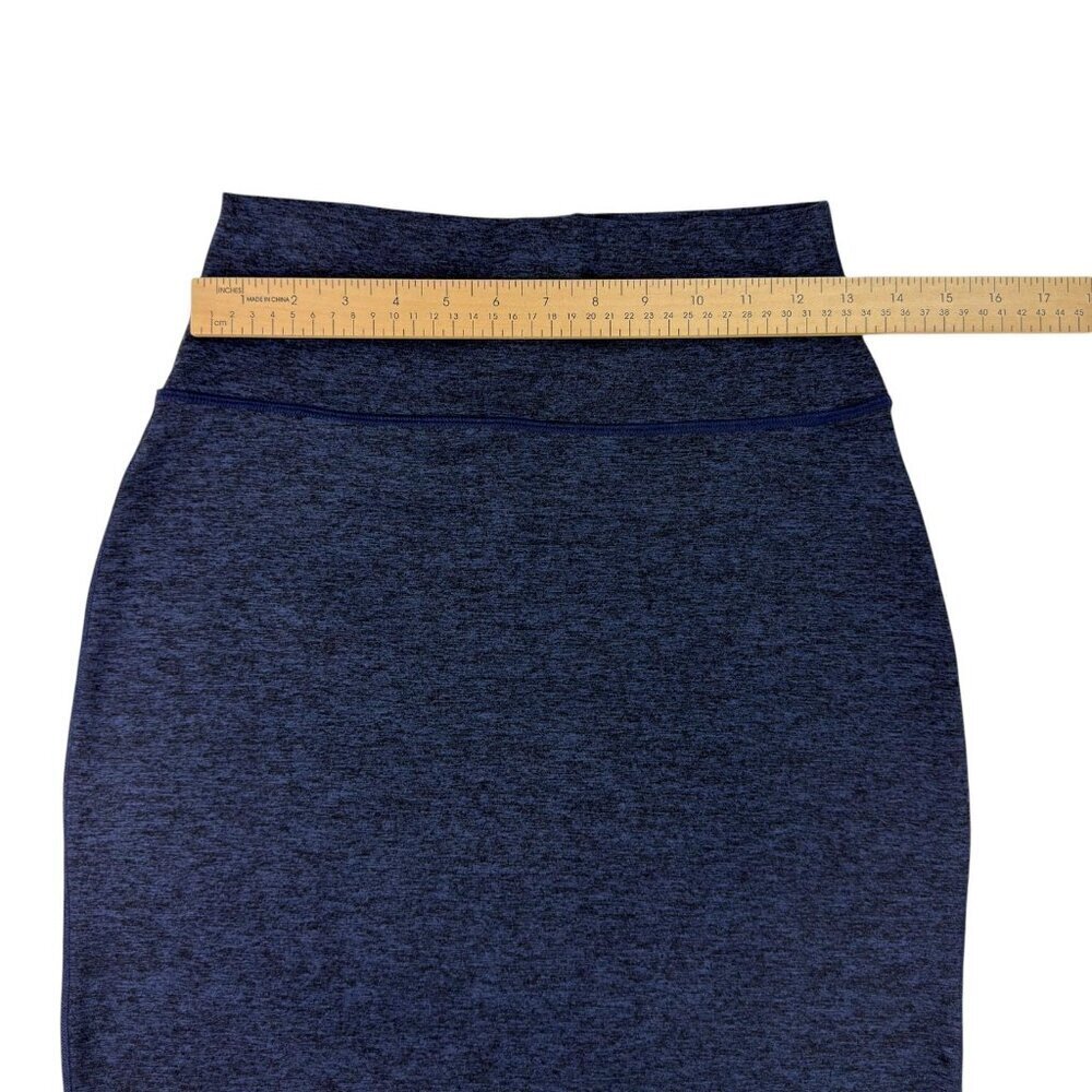 Aerie Offline The Hugger High Rise Blue Midi Skirt Small Real Good Soft Stretch - Picture 9 of 12